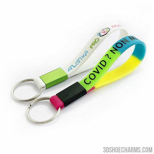 Custom Silicone Wristband Keychains