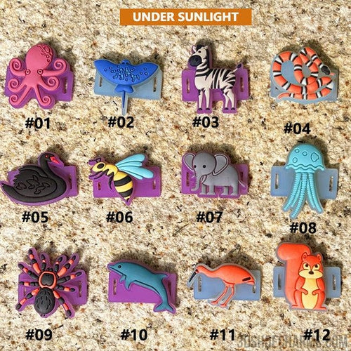 Animal Shoelace Charms - UV