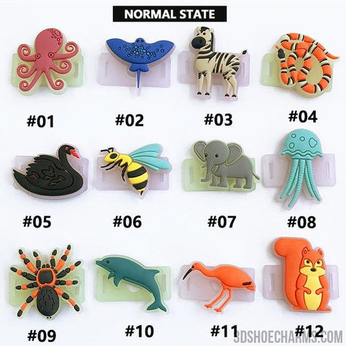Animal Shoelace Charms - UV