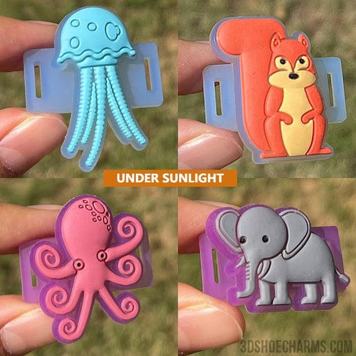 Animal Shoelace Charms - UV