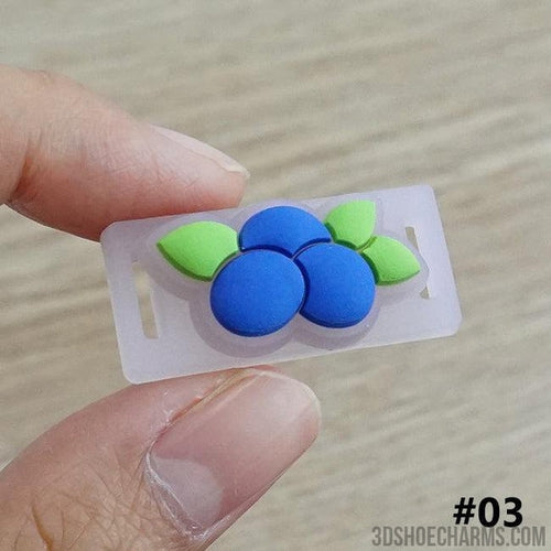 Fruit Shoelace Charms - UV