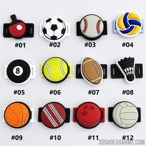 Ball Shoelace Charms - Regular