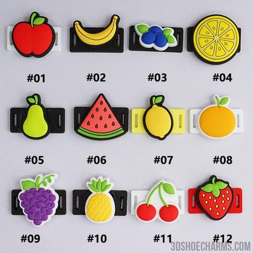 Fruit Shoelace Charms - Regular