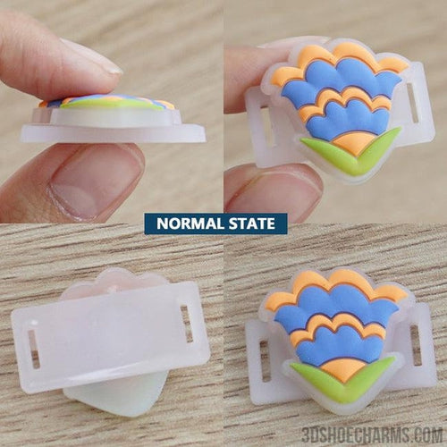 Garden Clip Shoelace Charms - UV