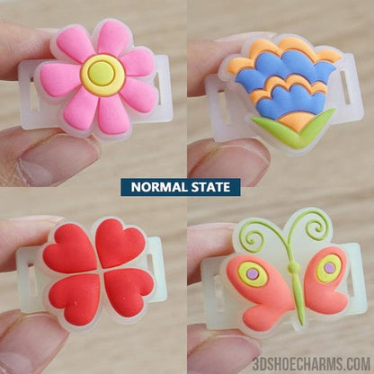 Garden Clip Shoelace Charms - UV