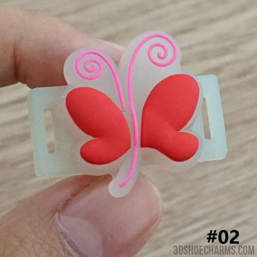 Garden Clip Shoelace Charms - UV