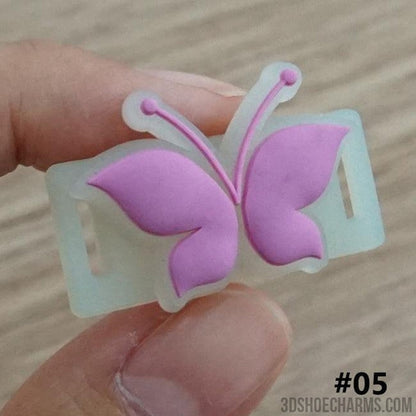 Garden Clip Shoelace Charms - UV