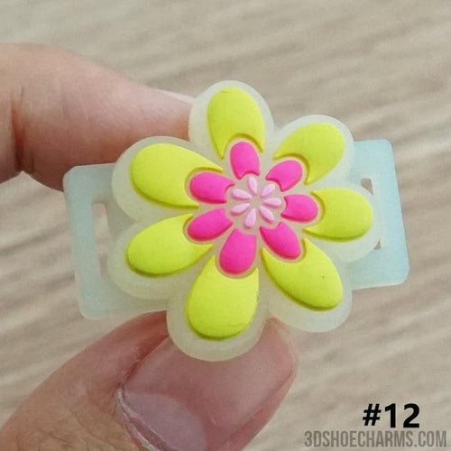 Garden Clip Shoelace Charms - UV