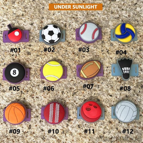 Ball Shoelace Charms - UV